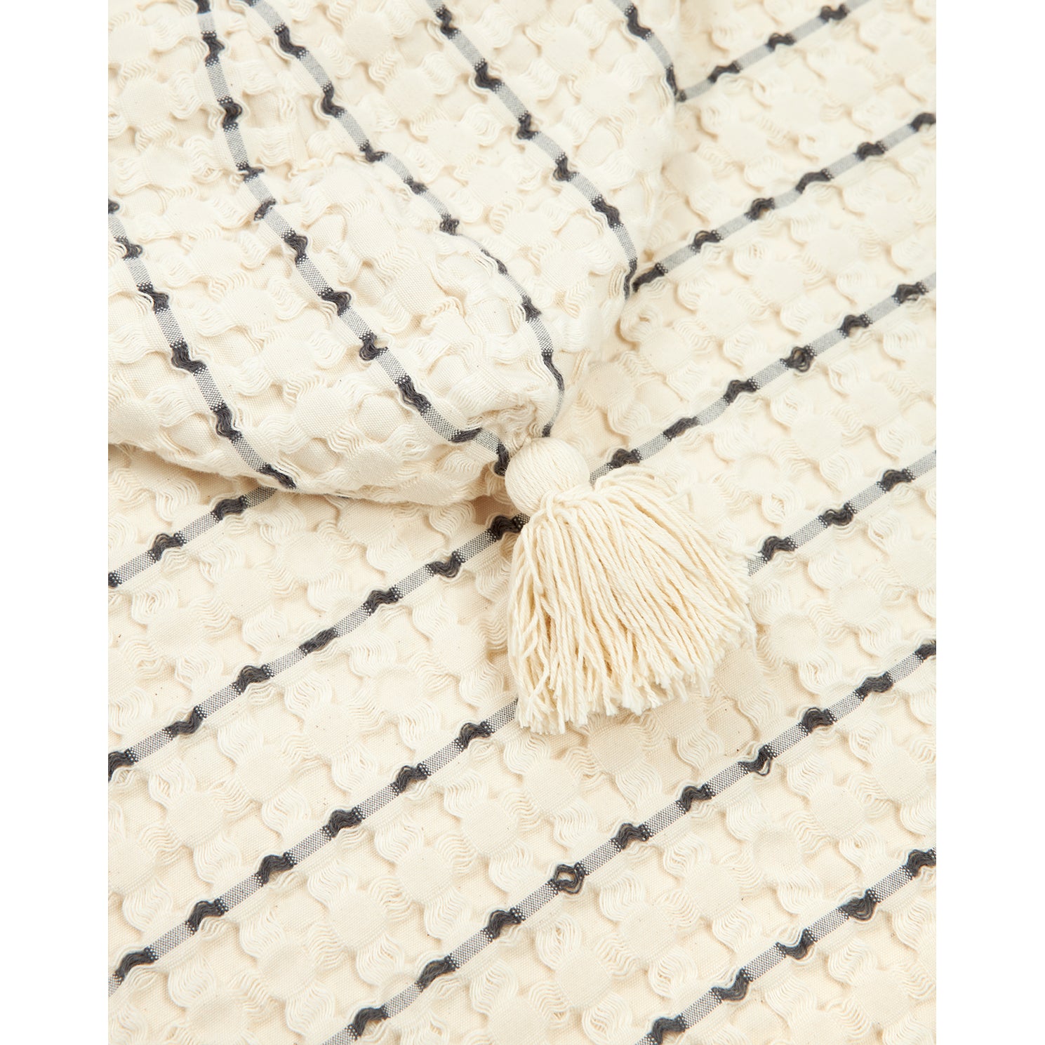 nobodinoz-portofino-poncho-black-stripes-large-waffle-nobo-4933584