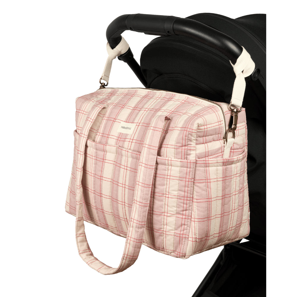 nobodinoz-stories-ltd-stroller-organizer-powder-red-checks-40x30x25cm-nobo-4936967