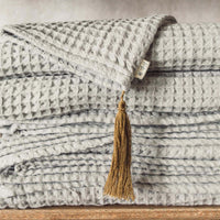 Numero 74 Organic Cotton Bath Towel Silver Grey