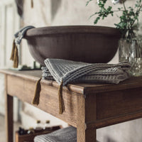 Numero 74 Organic Cotton Bath Towel Silver Grey