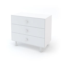 Oeuf 3 Drawer Dresser White - Classic Base (Pre-Order; Est. Delivery in 6-10 Weeks)