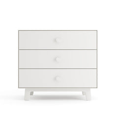 Oeuf 3 Drawer Dresser White - Sparrow Base (Pre-Order; Est. Delivery in 6-10 Weeks)