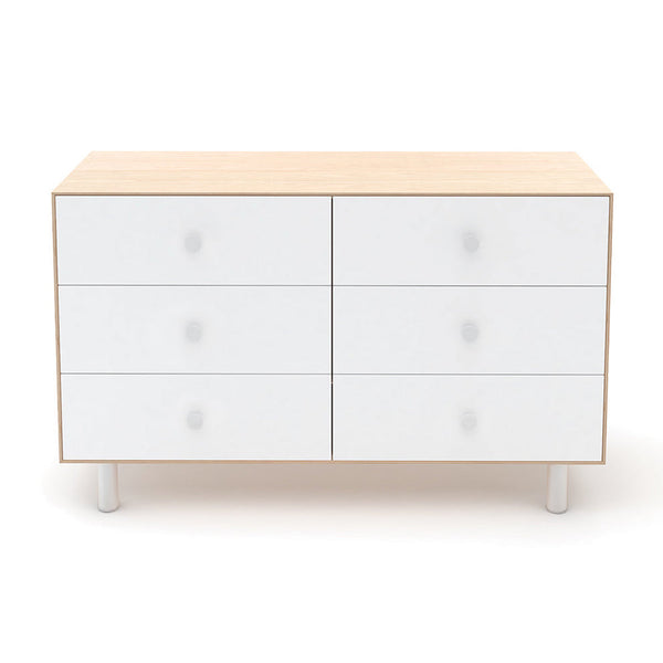 Oeuf 6 Drawer Dresser Birch - Classic Base (Pre-Order; Est. Delivery in 6-10 Weeks)