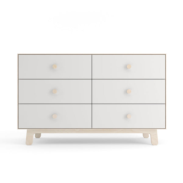 Oeuf 6 Drawer Dresser Birch - Sparrow Base (Pre-Order; Est. Delivery in 6-10 Weeks)