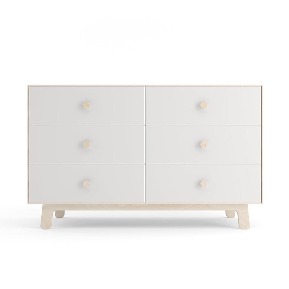 Oeuf 6 Drawer Dresser Birch - Sparrow Base