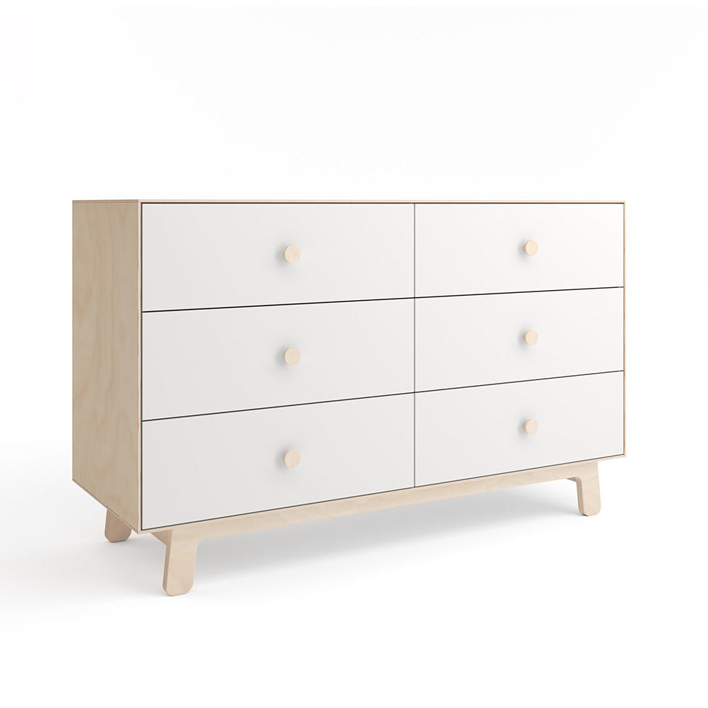 Oeuf 6 Drawer Dresser Birch - Sparrow Base