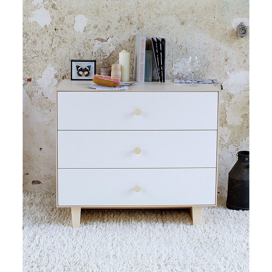 Oeuf 3 Drawer Dresser Birch - Rhea Base