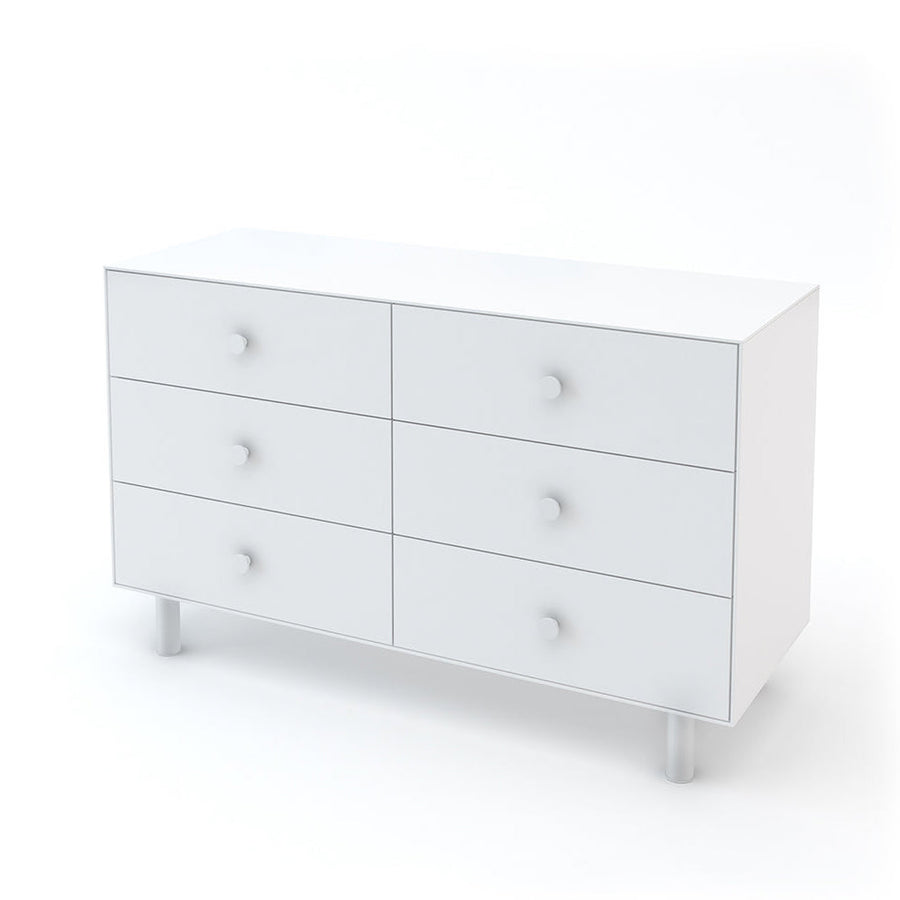 Oeuf 6 Drawer Dresser White - Classic Base