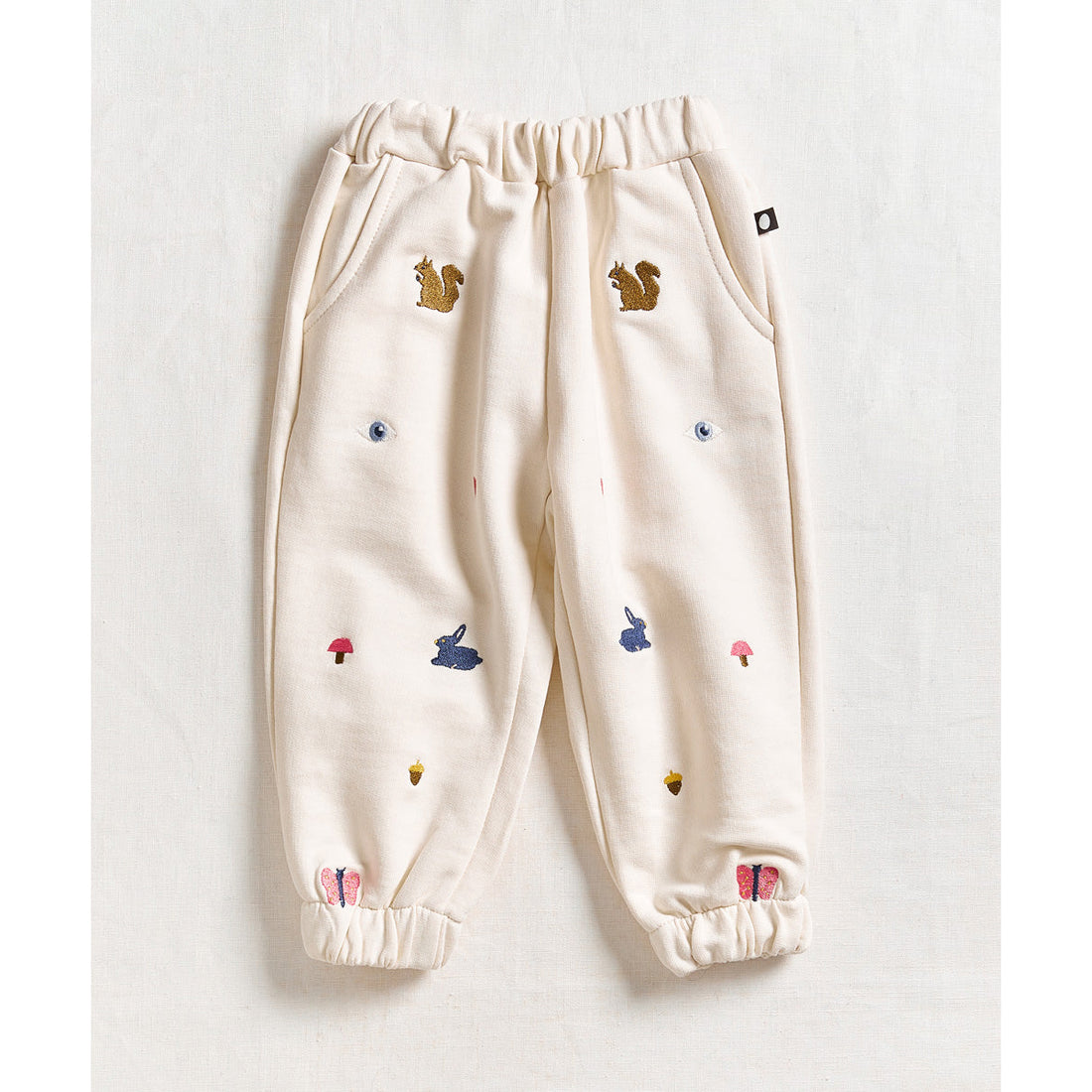 oeuf-embroidered-sweatpants-gardenia-oeuc-w23ccb100f2302em-6-12m