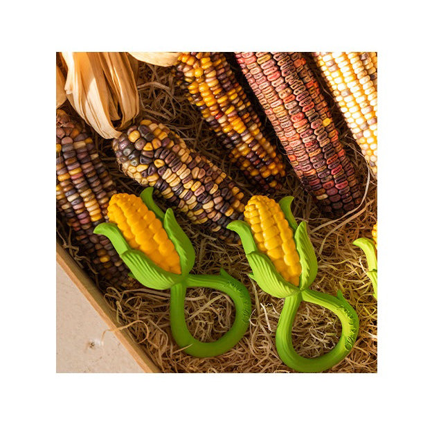 Oli Carol Corn Rattle Toy Teether – Petit Bazaar