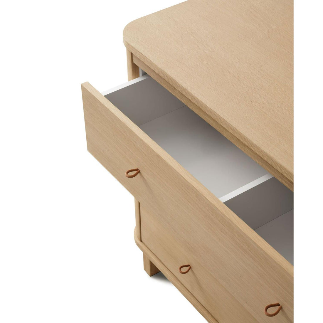 Oliver Furniture Wood Dresser 3 Drawers White / Oak
