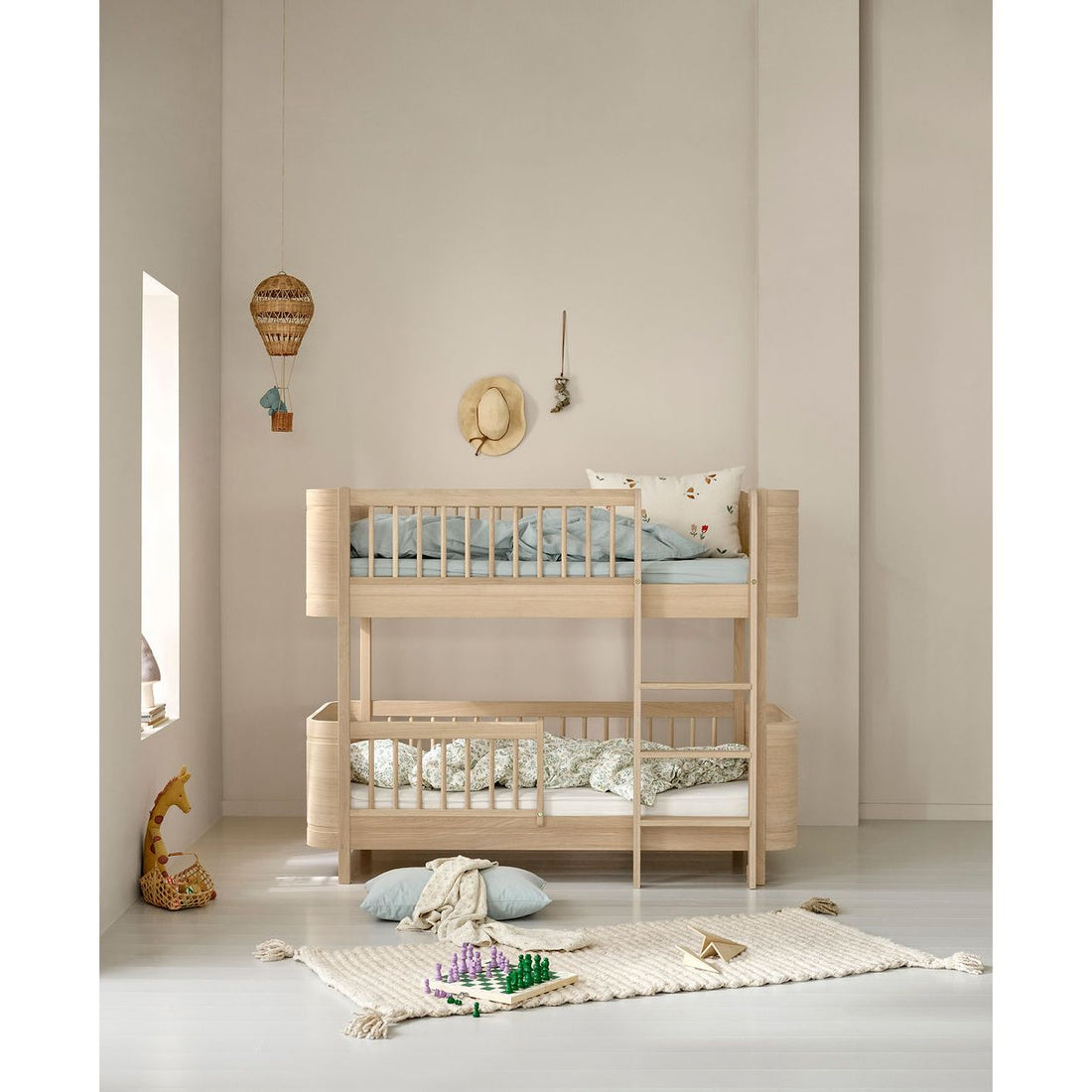 Oliver Furniture Wood Mini+ Low Bunk Bed Oak