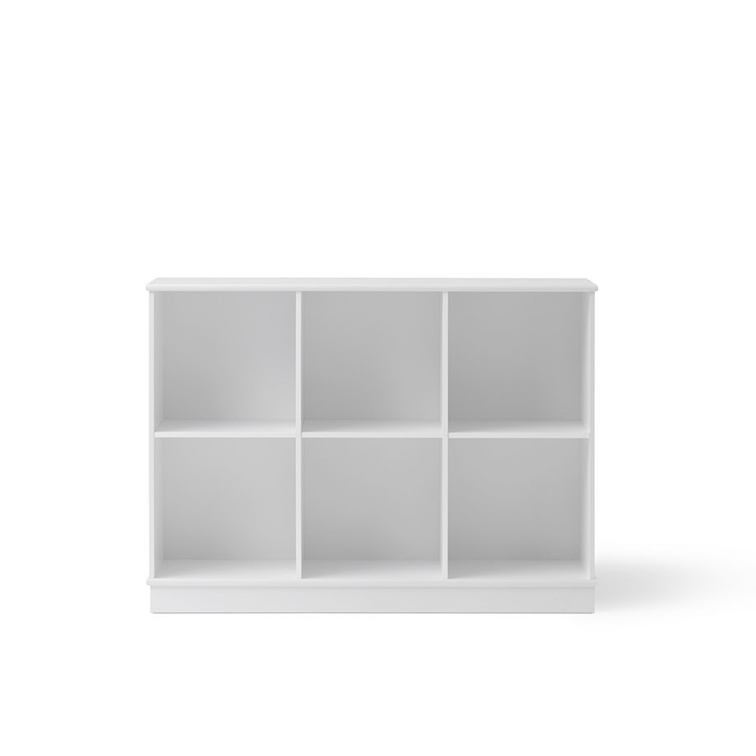 Oliver Furniture Wood Shelving Unit 3x2 Horizontal Shelf with Base