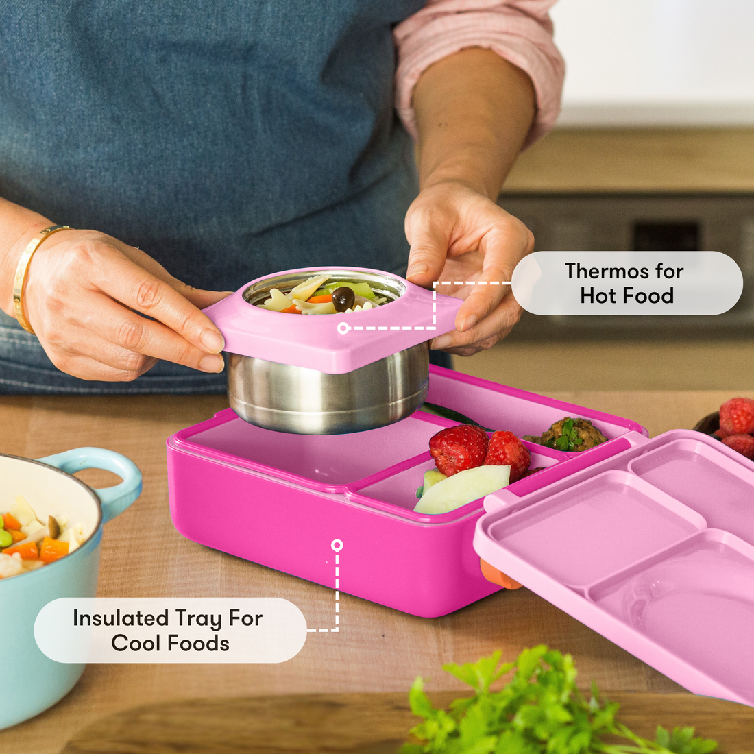 Kids Lunch Lunch Box That Keeps Food Cold And Hot OmieBox