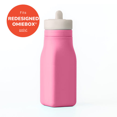 OmieBox Omiebottle 矽膠兒童水樽 - Pink