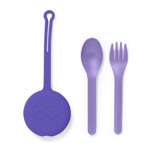 OmieBox Omiepod 餐具收納套 - Lilac