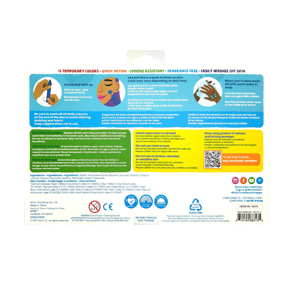 ooly-body-doodlers-face-&-body-crayons-set-of-12-ooly-133-116