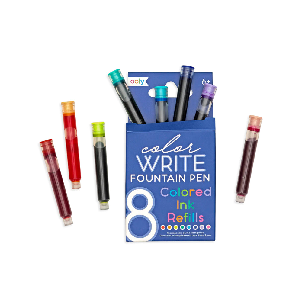 ooly-color-write-fountain-pen-colored-ink-refills-set-of-8-ooly-132-106