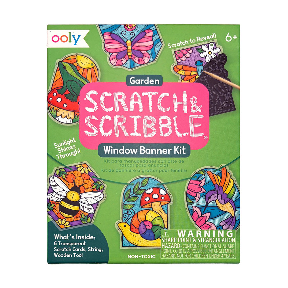 ooly-mini-scratch-scribble-window-banner-kit-garden-8-pc-set-play-toy-ooly-161-203