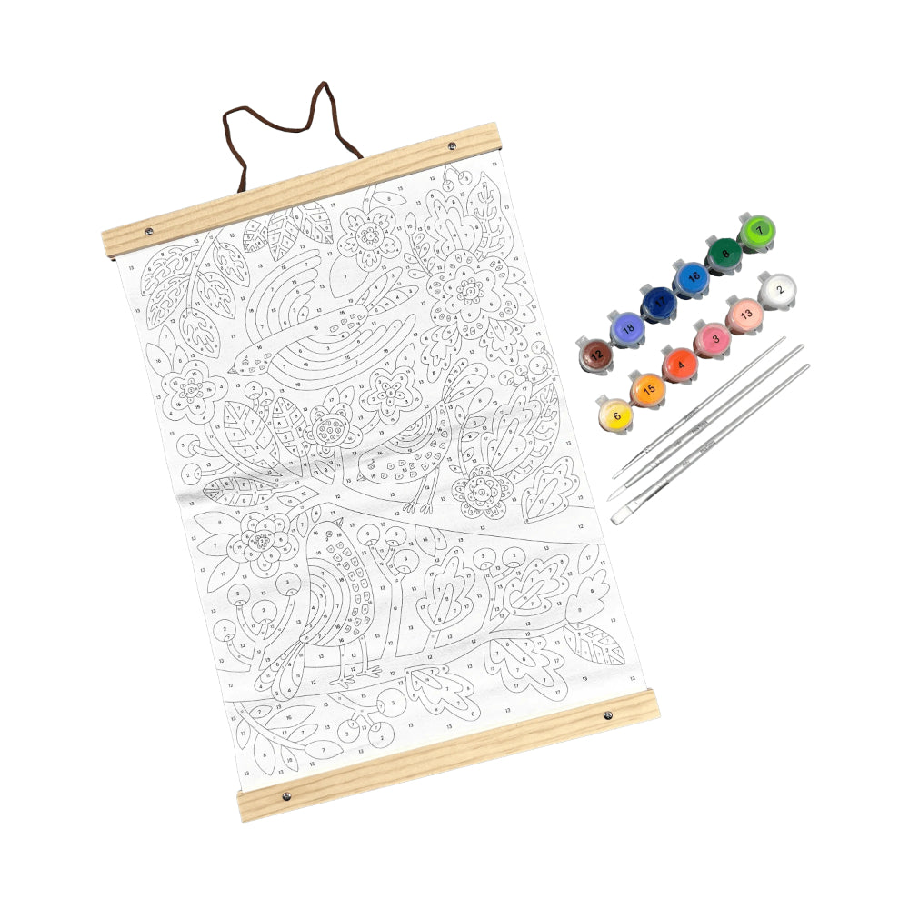 ooly-paintology-paint-bynumber-canvas-kit-blue-birds-25-pc-set-ooly-161-123