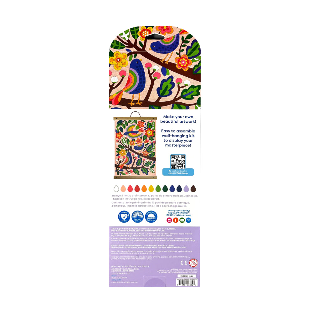 ooly-paintology-paint-bynumber-canvas-kit-blue-birds-25-pc-set-ooly-161-123