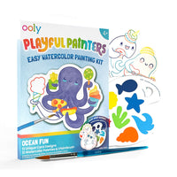 ooly-playful-painters-easy-watercolor-painting-kit-ocean-pals-25-pc-set-stationery-book-ooly-161-144