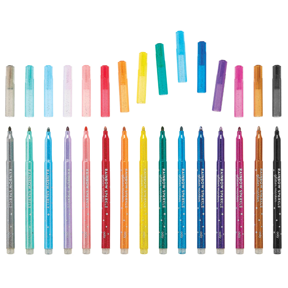 ooly-rainbow-sparkle-glitter-markers-set-of-15-ooly-130-113