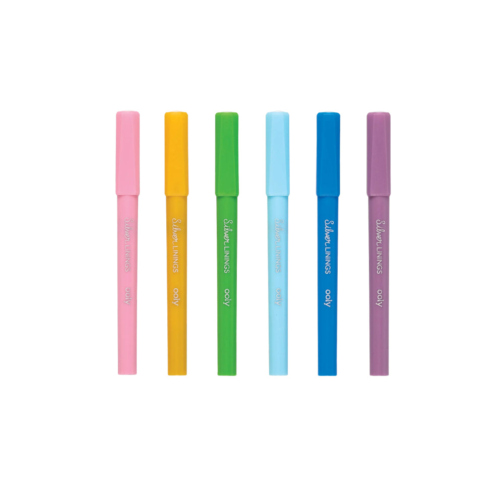 ooly-silver-linings-colorful-outline-markers-set-of-6-ooly-130-082