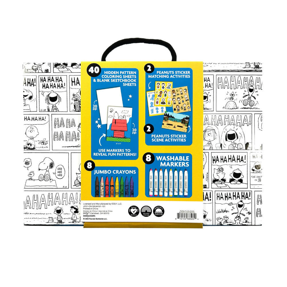 ooly-x-peanuts-coloring-activity-&-sticker-kit-ooly-161-151