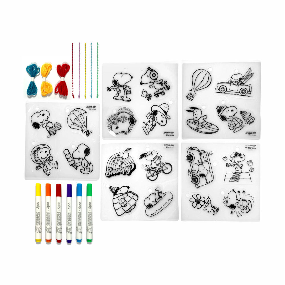 ooly-x-peanuts-diy-shrink-art-kit-&-6-mini-paint-markers-ooly-161-148