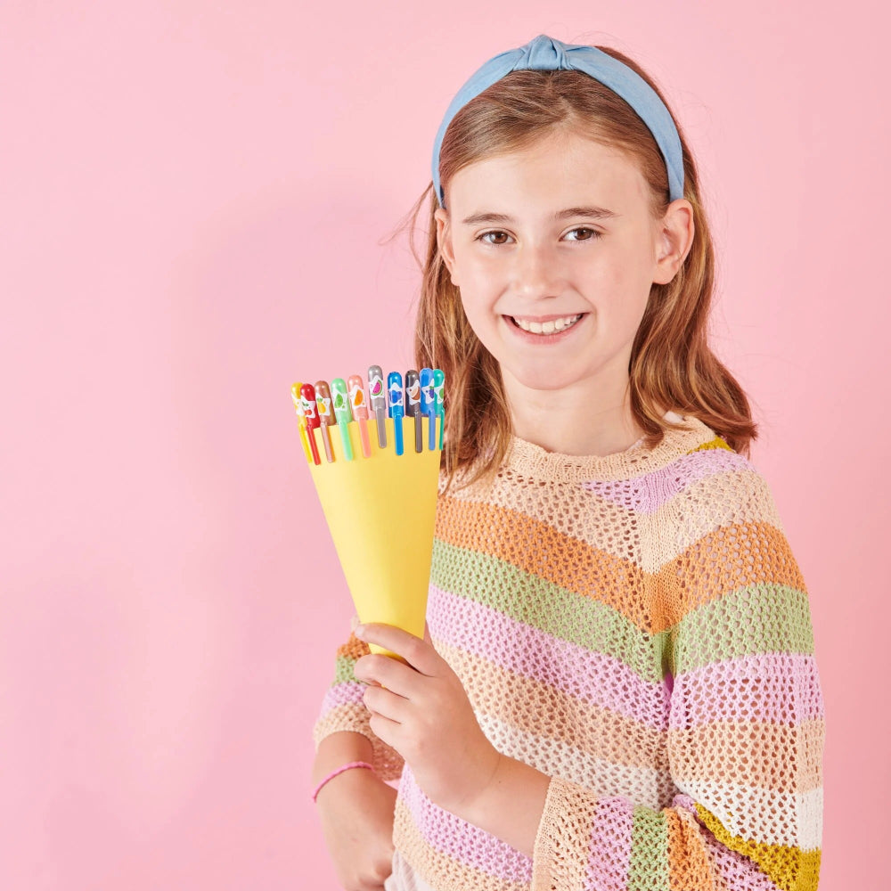 OOLY Yummy Yummy: Scented Glitter Gel Pens (Set of 12)