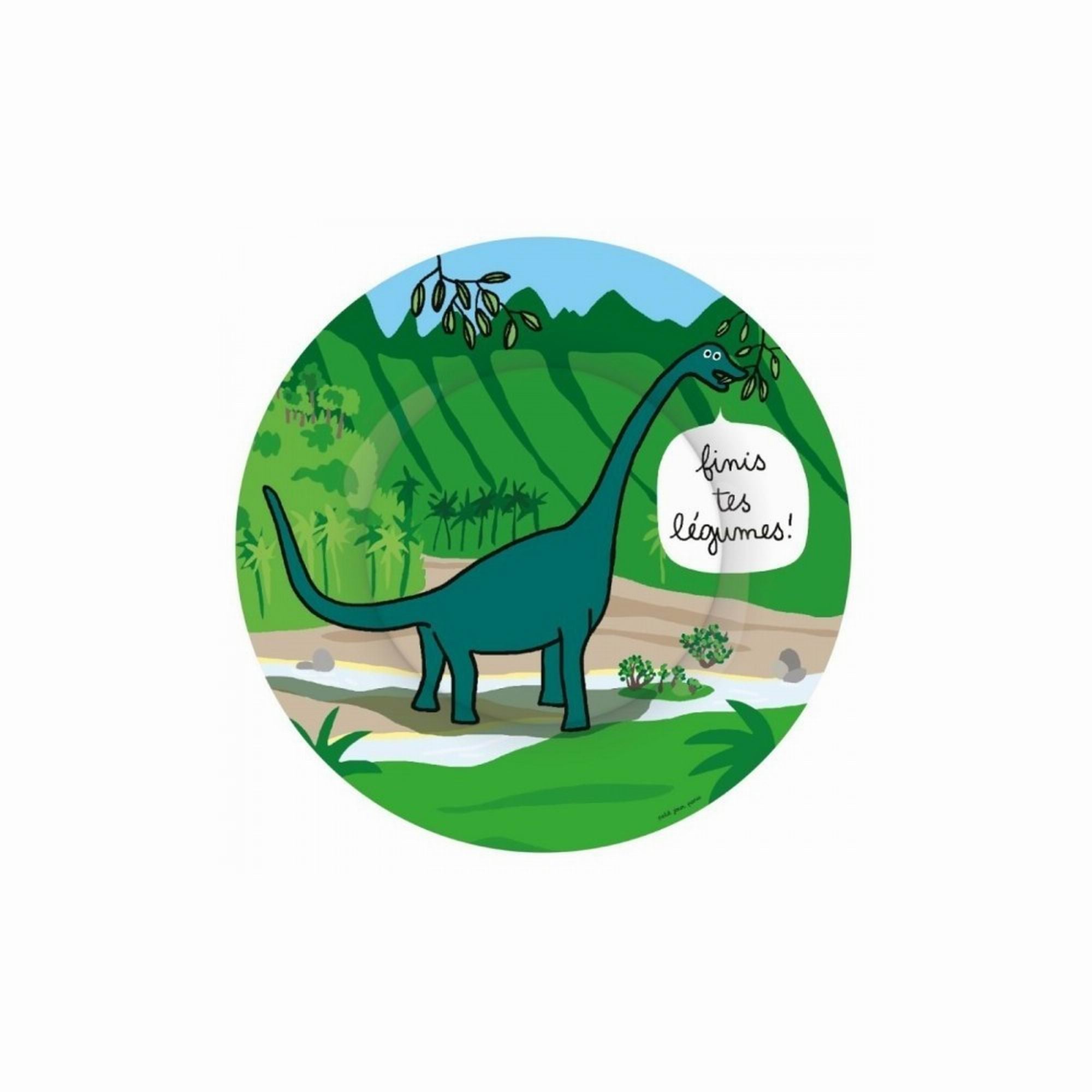petit-jour-paris-dessert-plate-brontosaurus-les-dinosaures-baby-nursery-kitchen-pjp-di922l-01