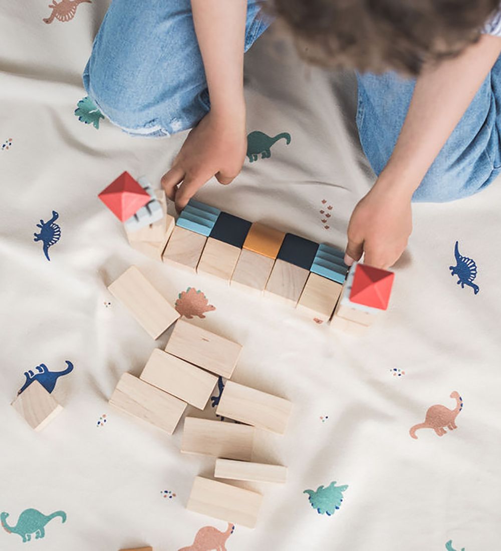 Play&Go Noomad Original 2-in-1 Playmat & Toy Storage Bag - Dino - Single Print - Ø140cm