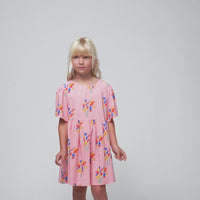 bobo-choses-fireworks-all-over-flounce-sleeves-woven-dress-pink-bobo-s24124ac132-2-3y