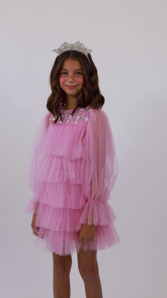 Tutu du Monde Mystic Flower Tutu Dress Lilac Chiffon – Petit Bazaar
