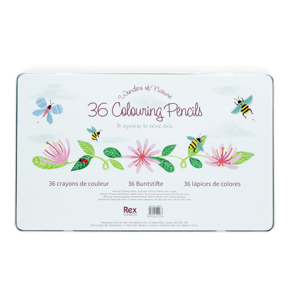 rex-36-colouring-pencils-in-a-tin-wonders-of-nature-rex-30690