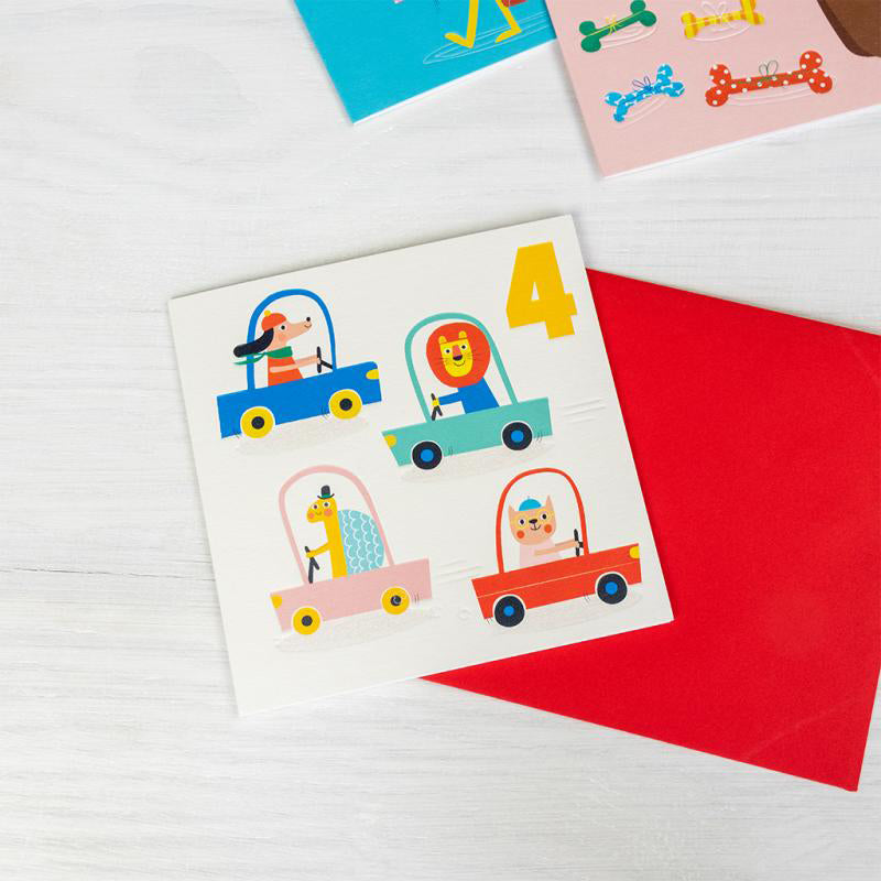 rex-birthday-card-driving-animals-four-rex-30195