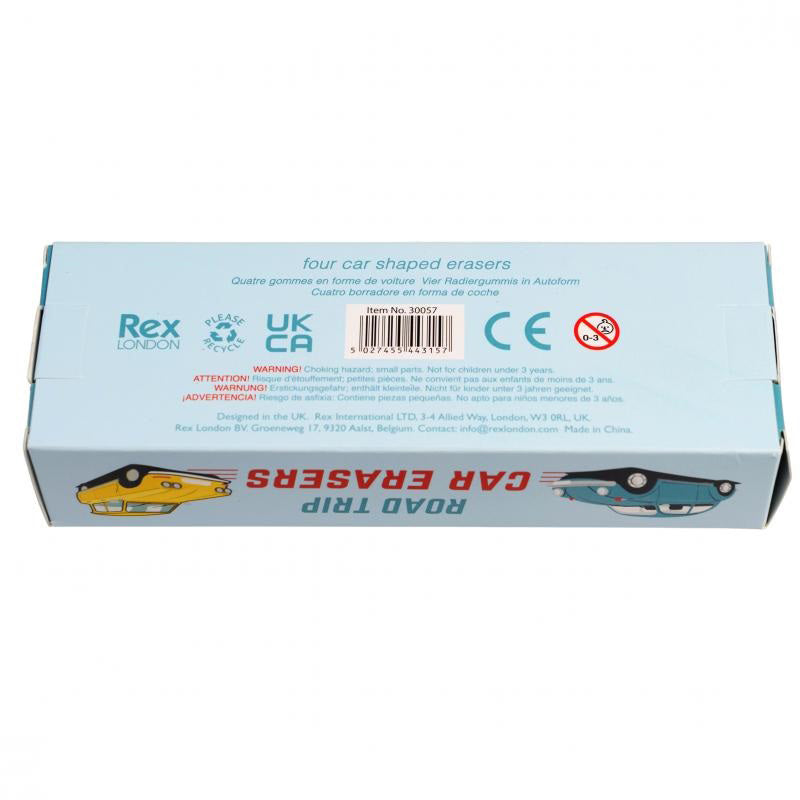 rex-car-erasers-set-of-4-road-trip-rex-30057