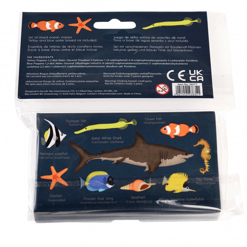 rex-set-of-mini-stamps-ocean-animals-rex-29577