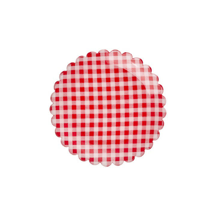 rice-dk-acrylic-cake-plate-with-red-checkers-fabric-rice-accpl-checr