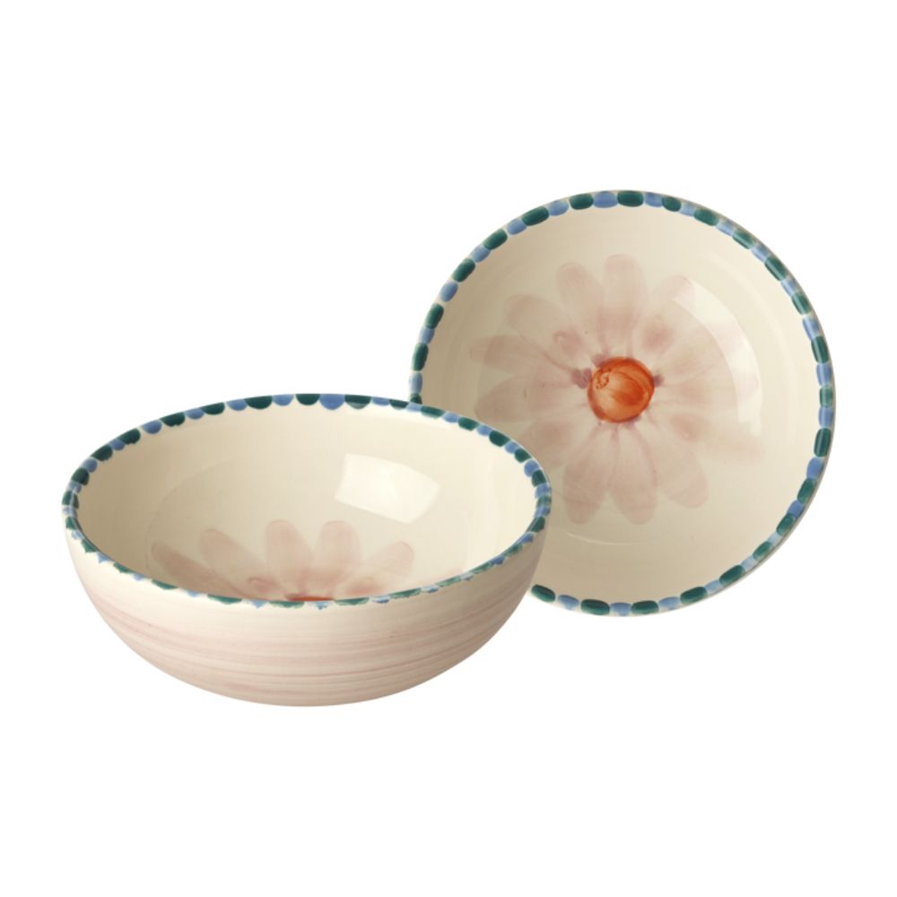 rice-dk-ceramic-bowl-with-hand-painted-soft-pink-flower-lavender-350ml-rice-cebwl-hpflo