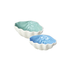 rice-dk-ceramic-shell-bowl-in-blue-and-green-set-of-2-rice-cedis-2zshelbg