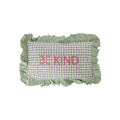 rice-dk-cotton-rectangular-cushion-with-be-kind-embroidery-soft-green
