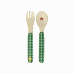 rice-dk-kids-melamine-spoon-and-fork-with-hero-print-green-baby-nursery-kitchen-rice-babsf-2zhero-01