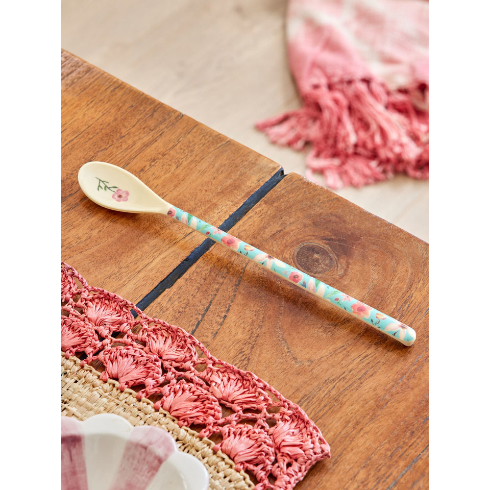 rice-dk-latte-spoon-mint-selma-flower-print-rice-melsp-lma4xcpselflmi