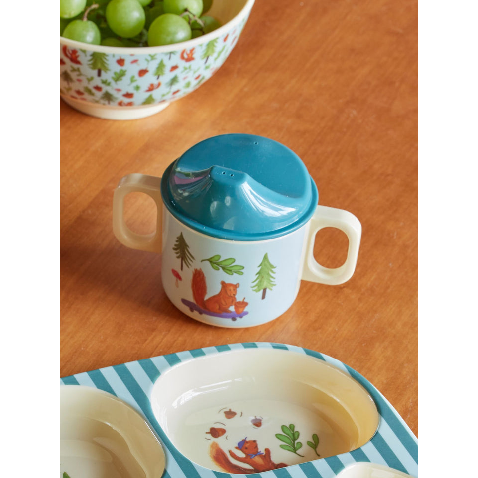 rice-dk-melamine-2-handle-baby-cup-with-blue-happy-forest-print-250-ml-rice-babcu-2hhafob