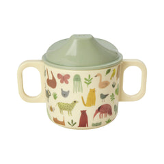 rice-dk-melamine-2-handle-baby-cup-with-sweet-jungle-print-250ml-rice-babcu-2hswjuntoto