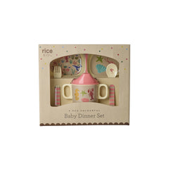 rice-dk-melamine-baby-dinner-set-in-gift-box-coral-ocean-print-4pcs-rice-babox-4zocei