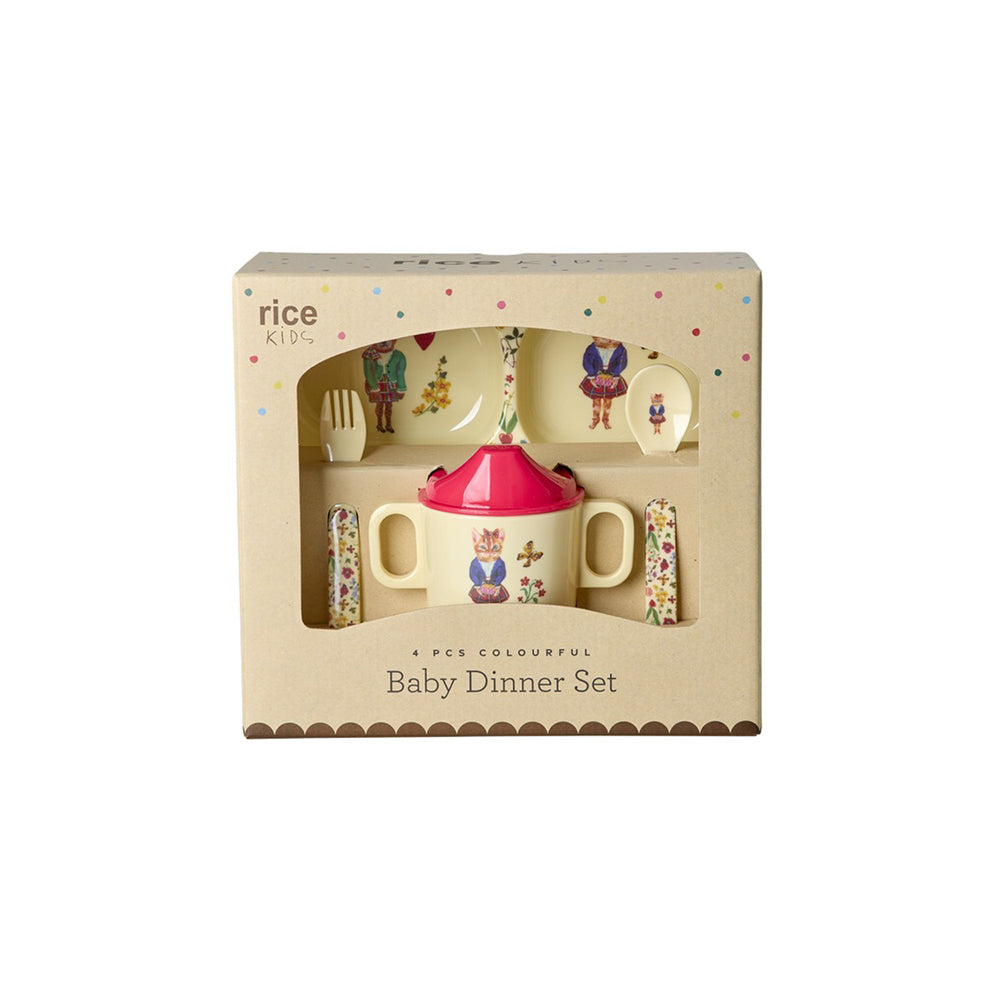rice-dk-melamine-baby-dinner-set-in-gift-box-nathalie-l-t-vol-2-print-cream-4-pcs