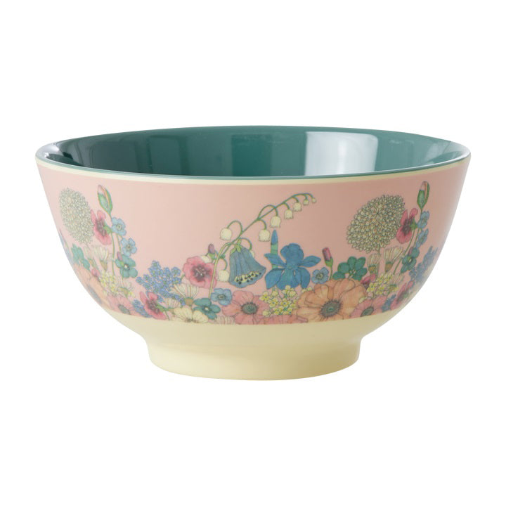 rice-dk-melamine-bowl-with-flower-collage-print-soft-pink-medium-700-ml-rice-melbw-flcosi